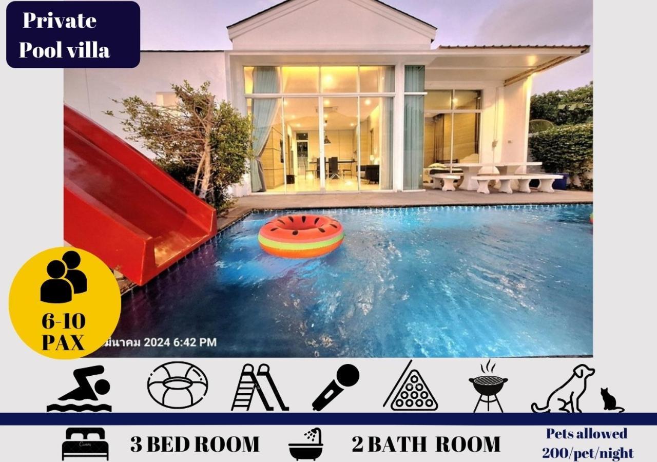 Beachtown Cha-Am Private Poolvilla From Beach 2Km Quarto foto